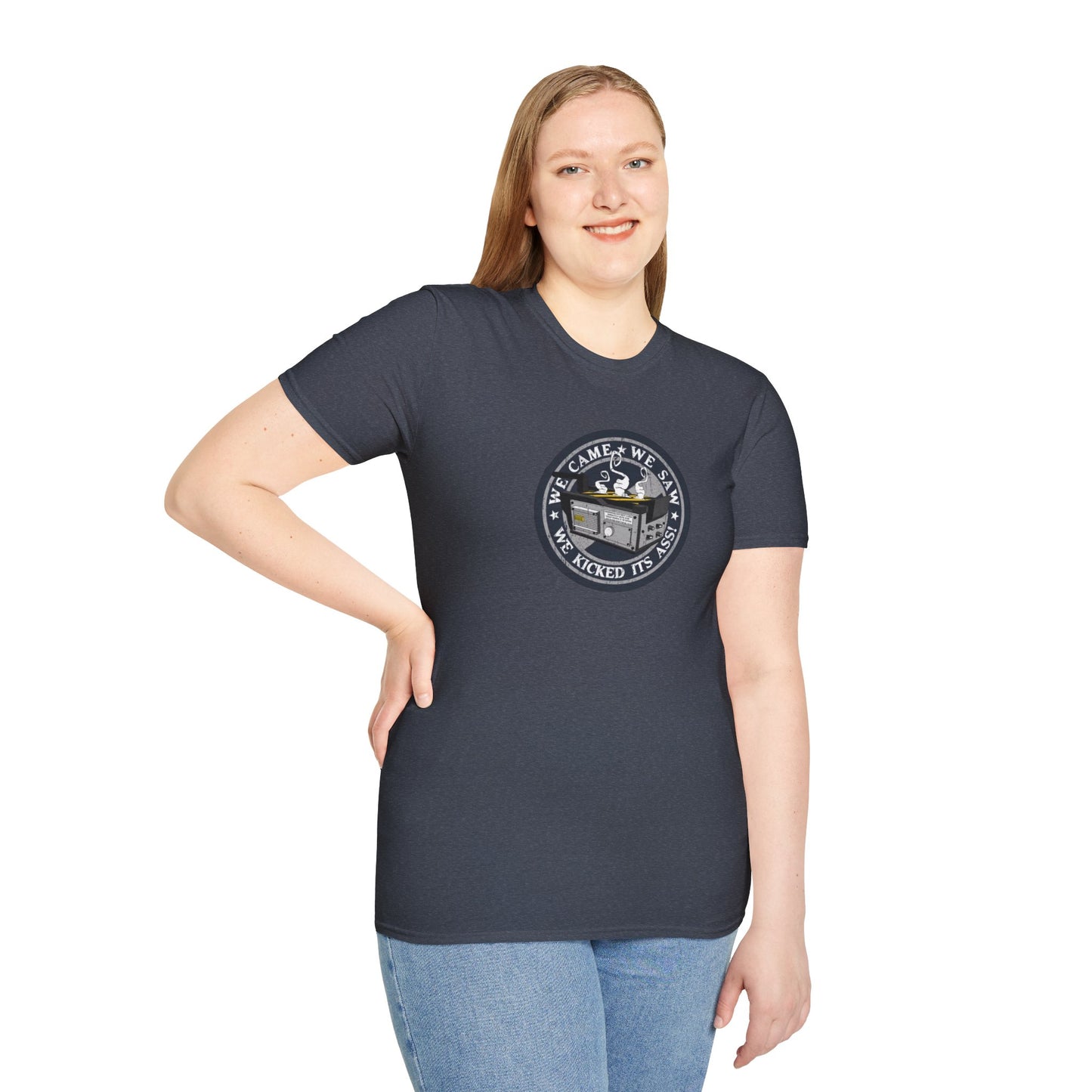 We Kicked It's Ass- Ghost Trap Unisex Softstyle Tee