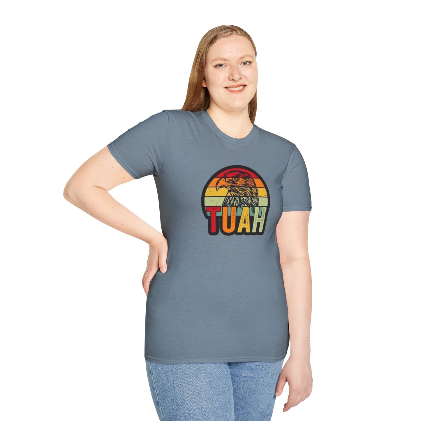 Hawk Tuah Unisex Softstyle Tee
