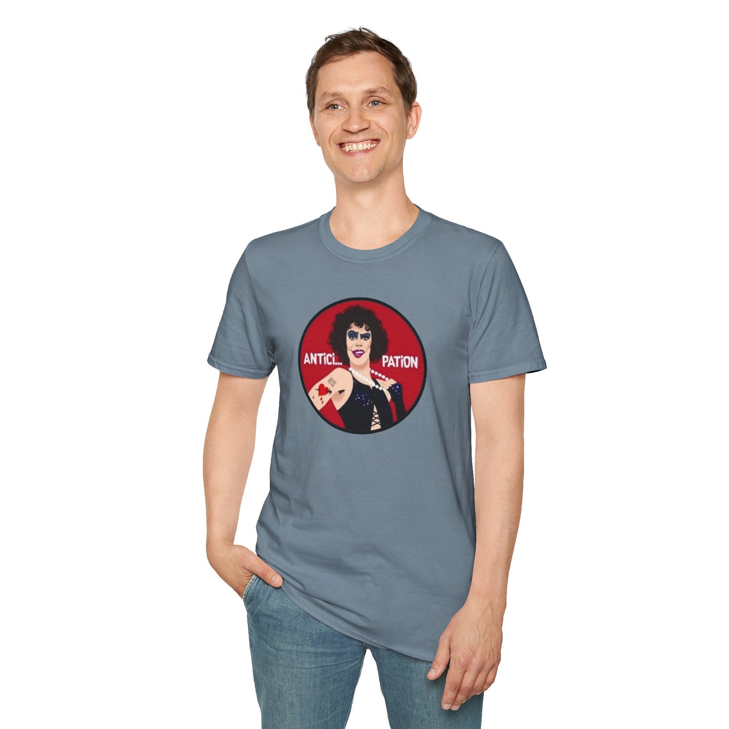 Dr Frank N Furter Anticipation Unisex Softstyle Tee