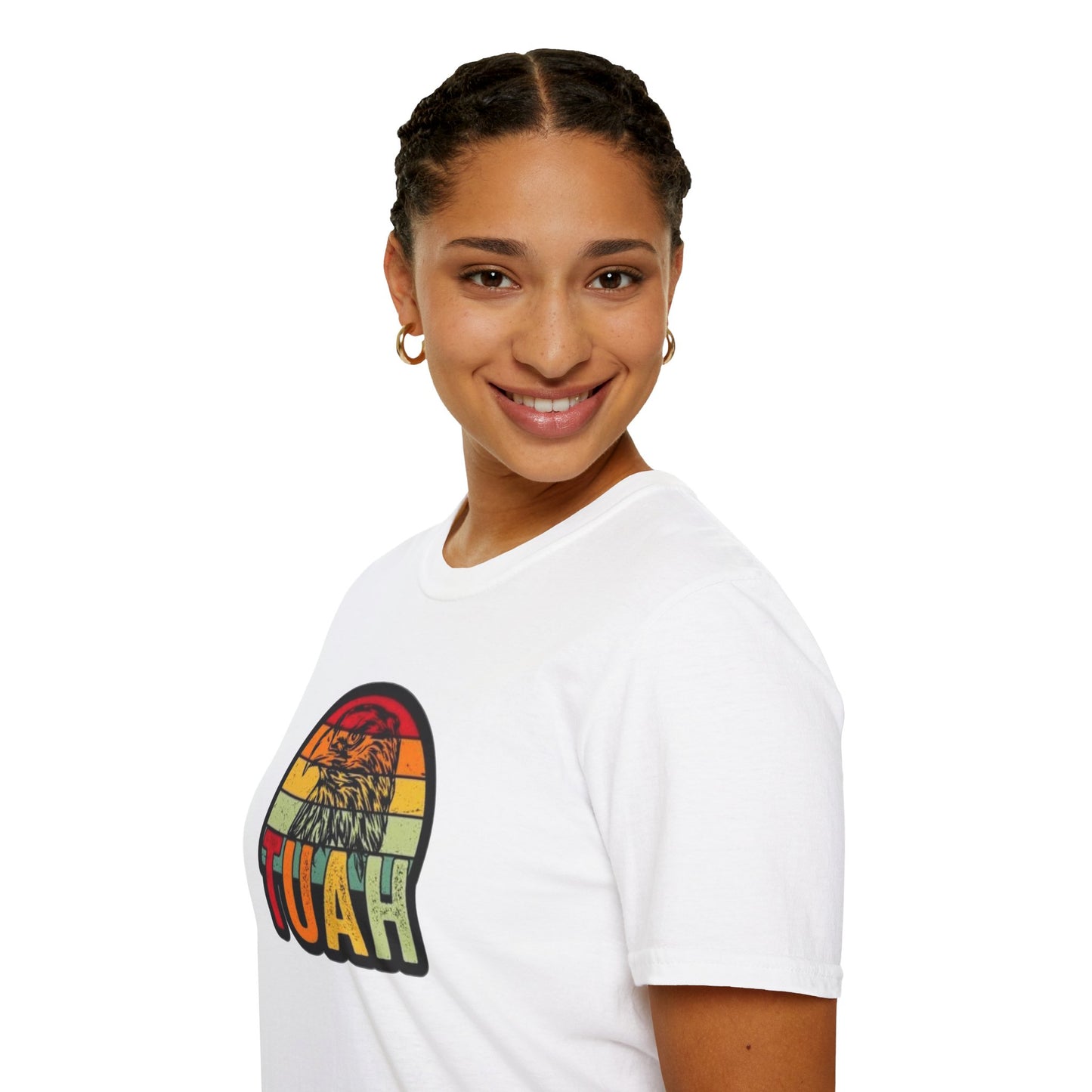 Hawk Tuah Unisex Softstyle Tee