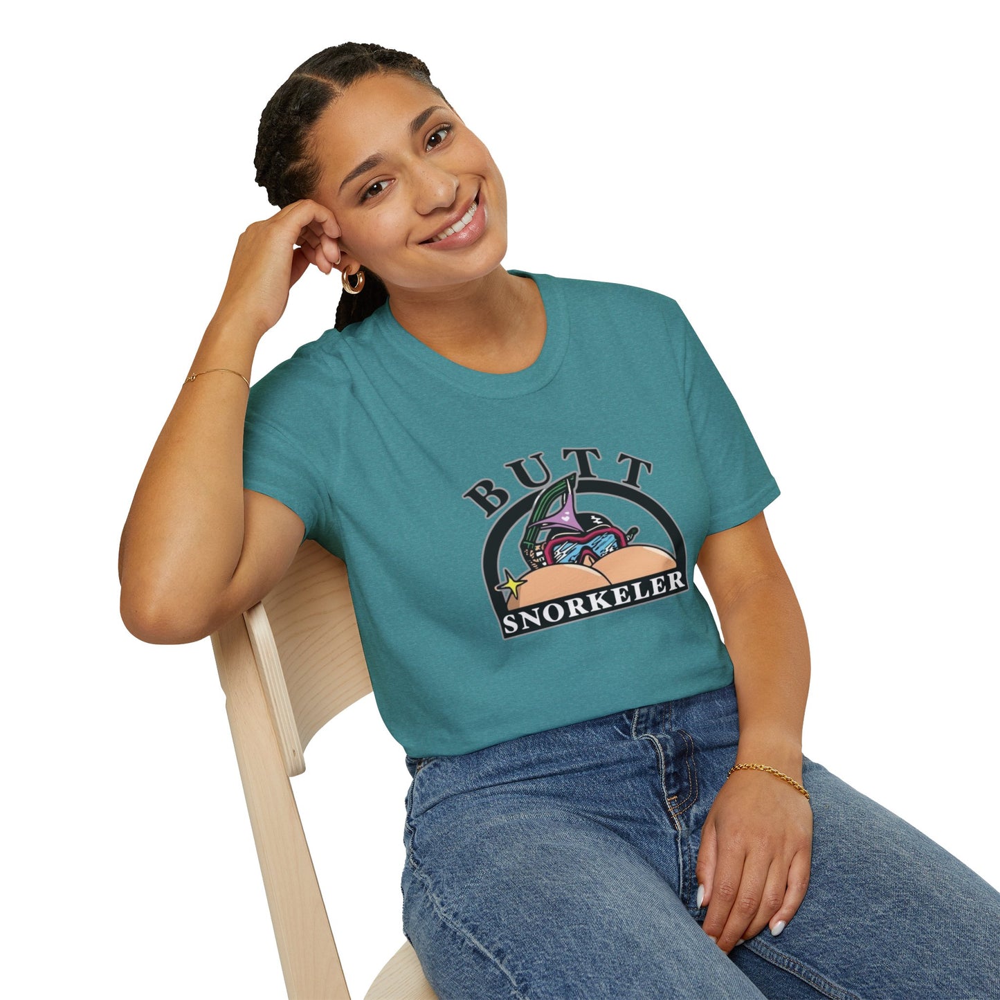 Butt Snorkeler Unisex Softstyle Tee