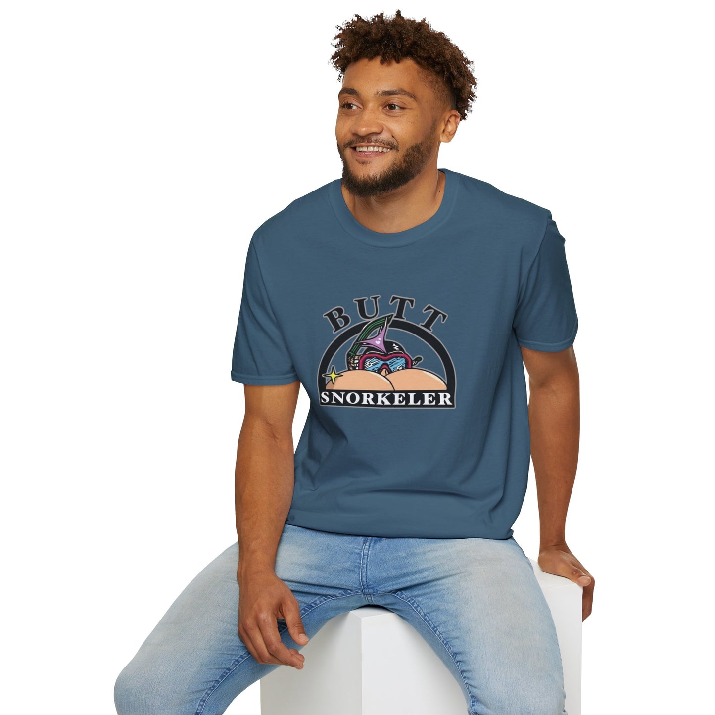 Butt Snorkeler Unisex Softstyle Tee