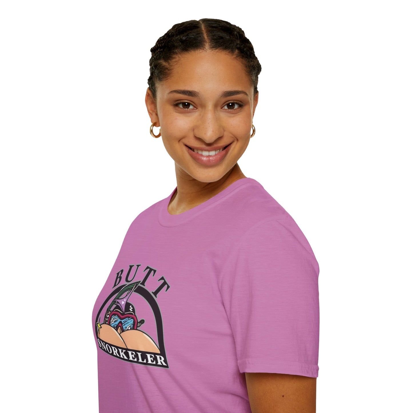 Butt Snorkeler Unisex Softstyle Tee