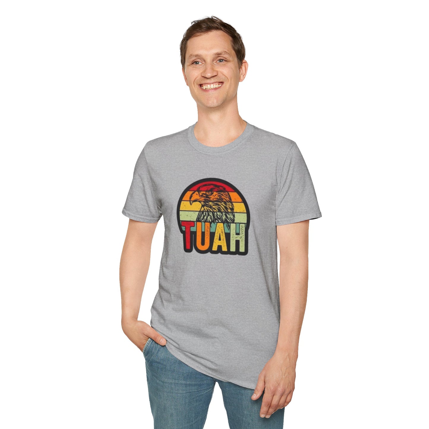 Hawk Tuah Unisex Softstyle Tee