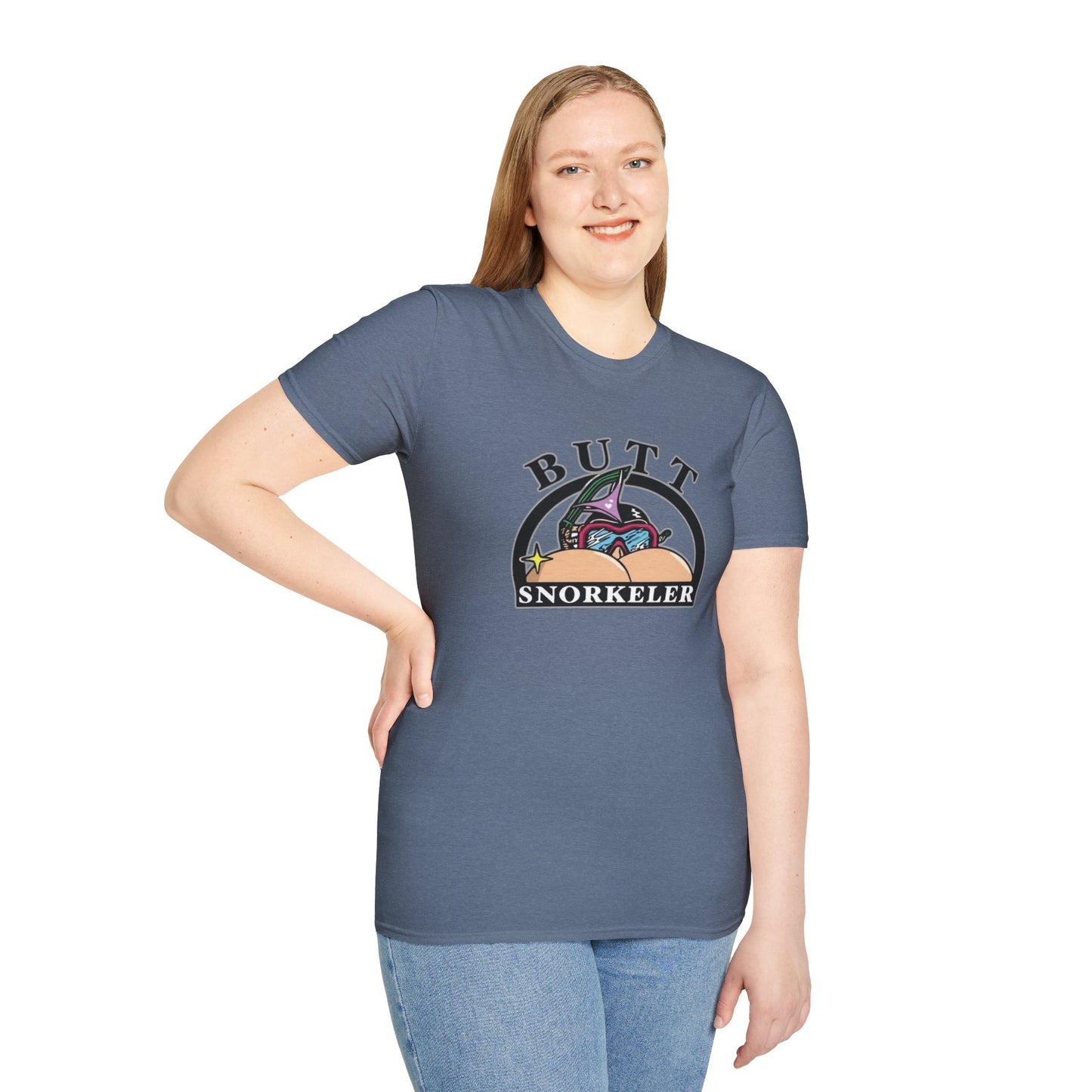 Butt Snorkeler Unisex Softstyle Tee