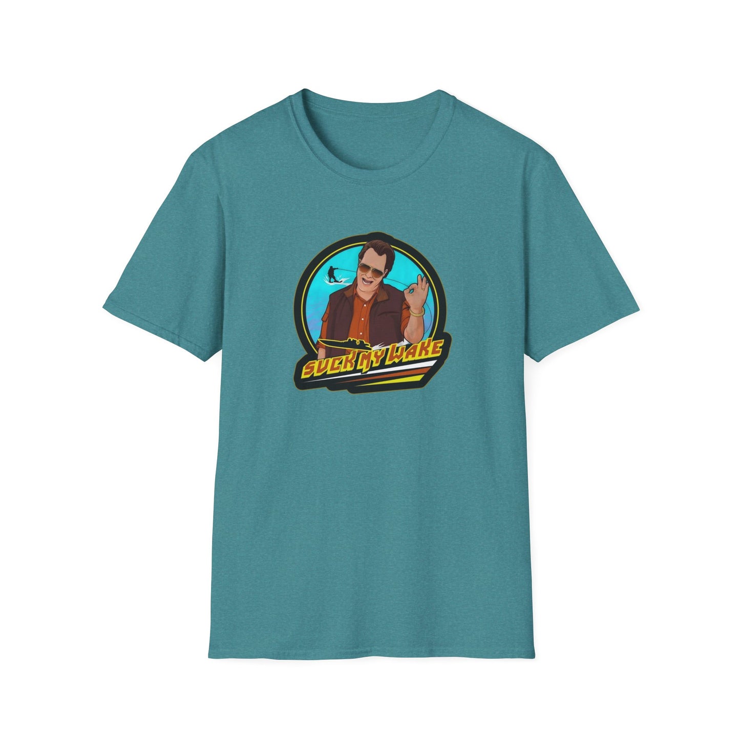 Suck My Wake Unisex Softstyle Tee