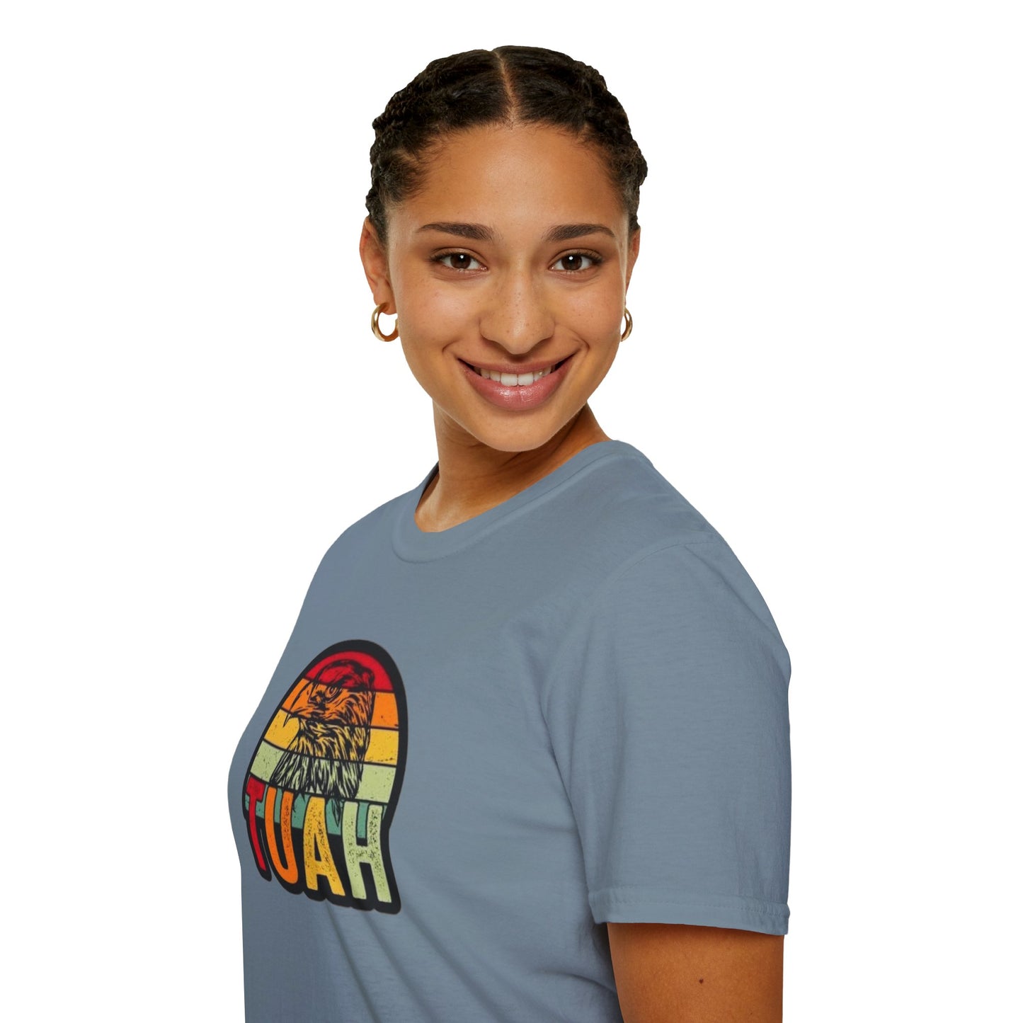 Hawk Tuah Unisex Softstyle Tee