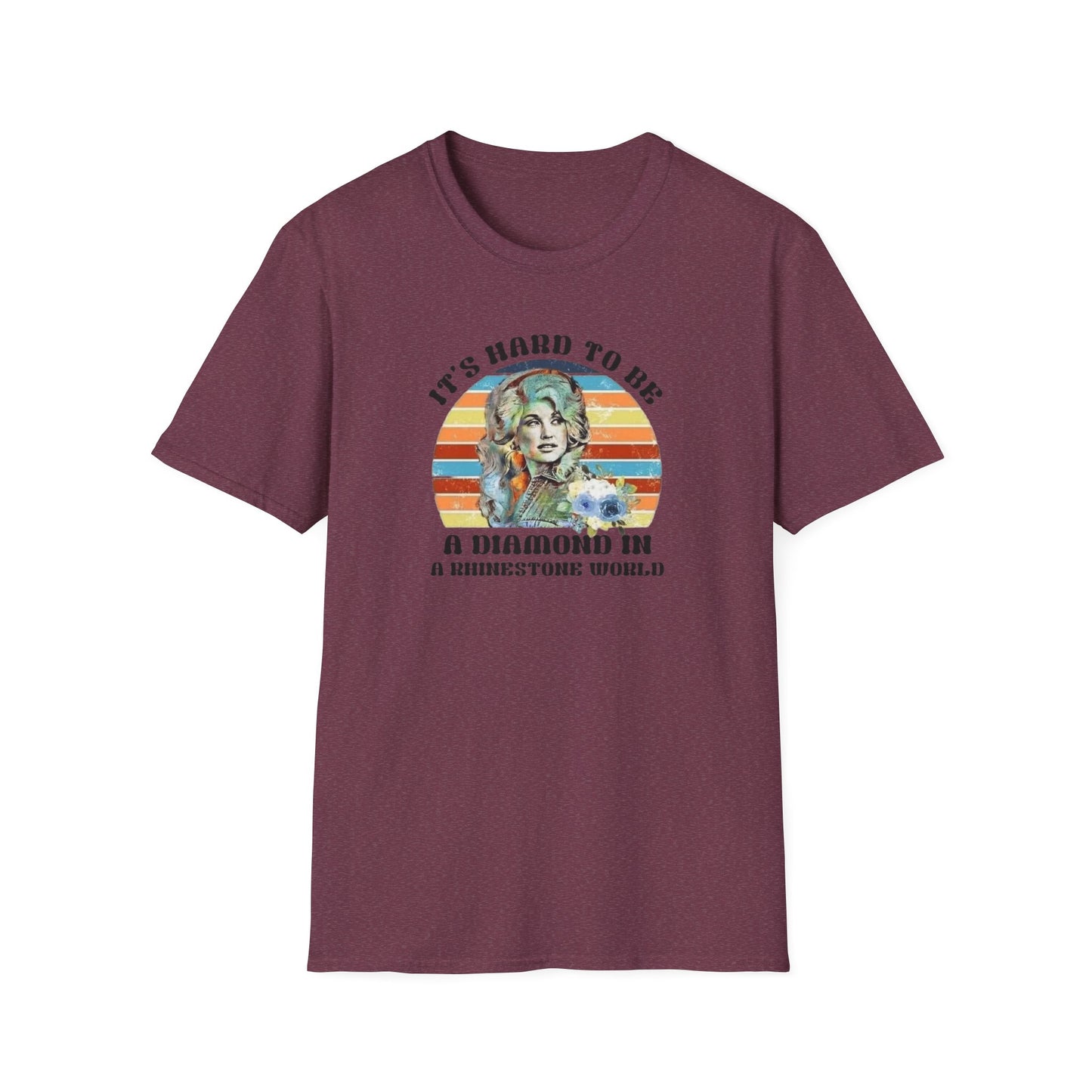 Diamond in a Rhinestone World Unisex Softstyle Tee