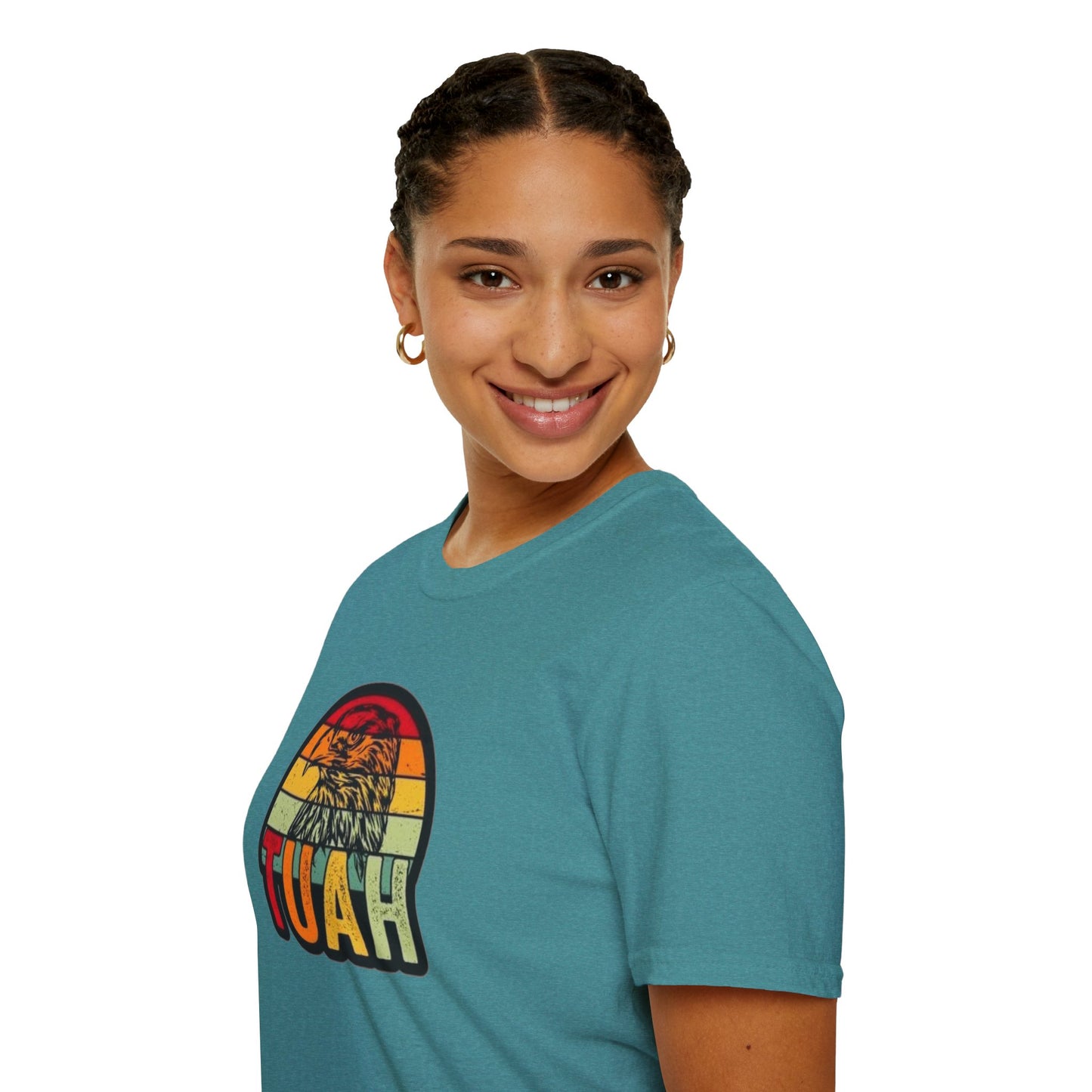 Hawk Tuah Unisex Softstyle Tee