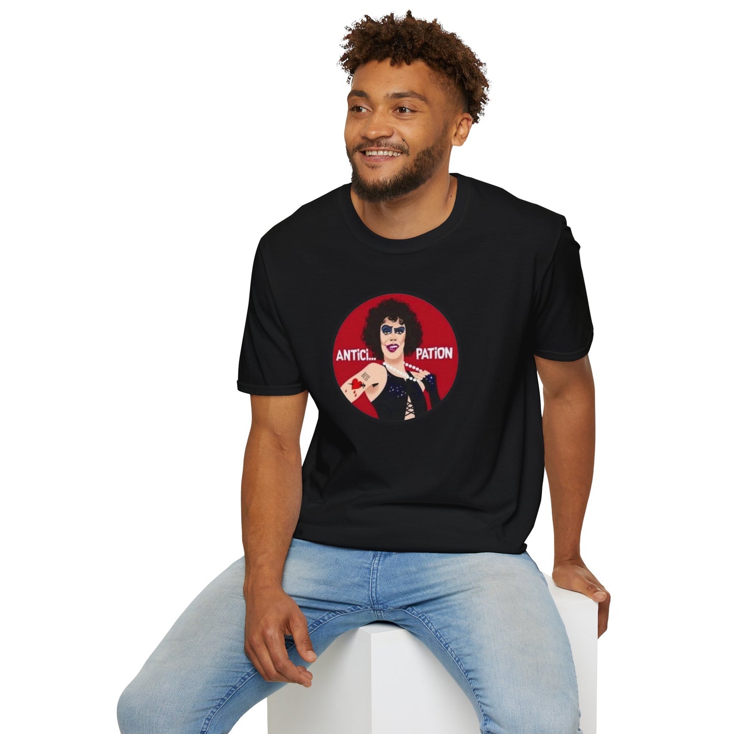 Dr Frank N Furter Anticipation Unisex Softstyle Tee