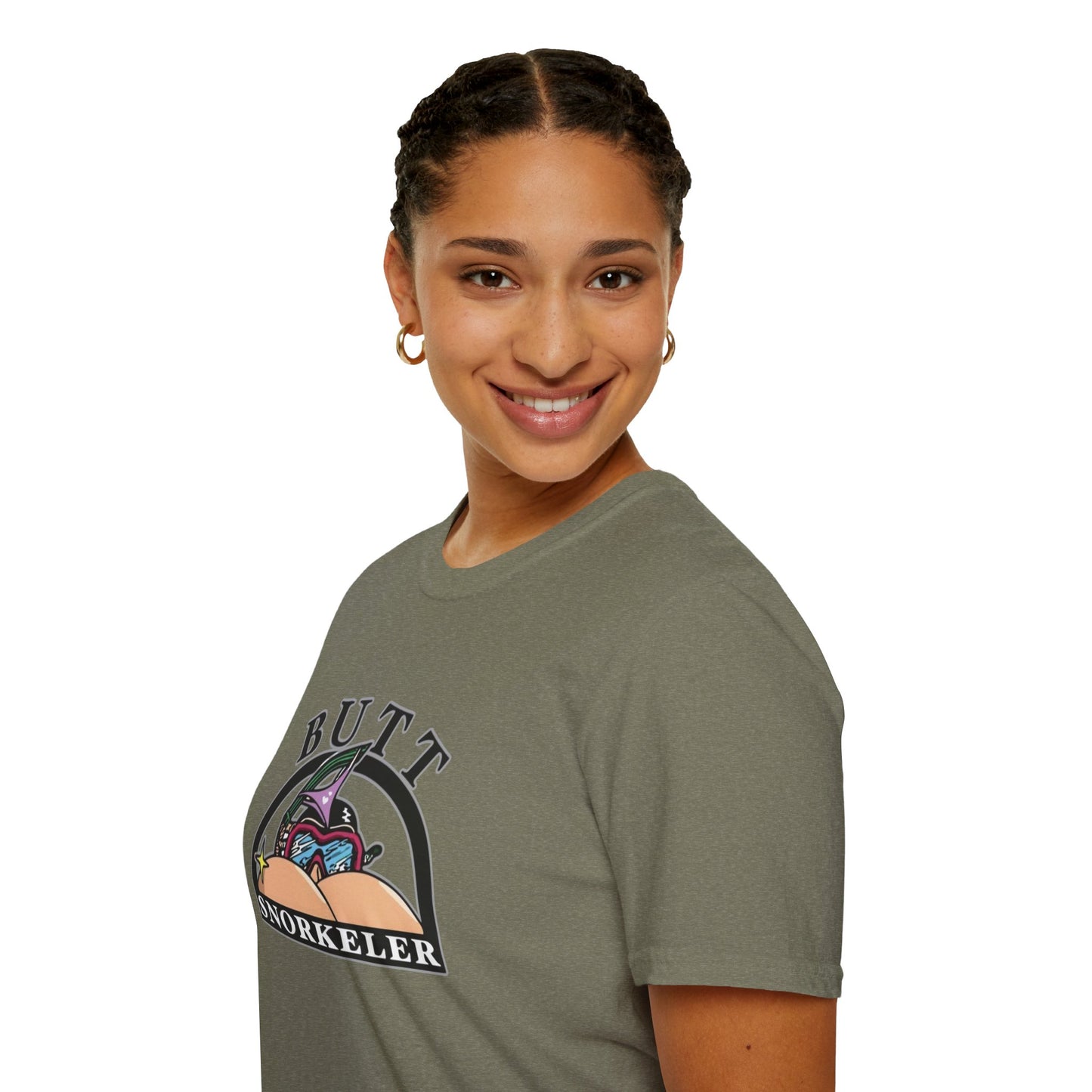 Butt Snorkeler Unisex Softstyle Tee