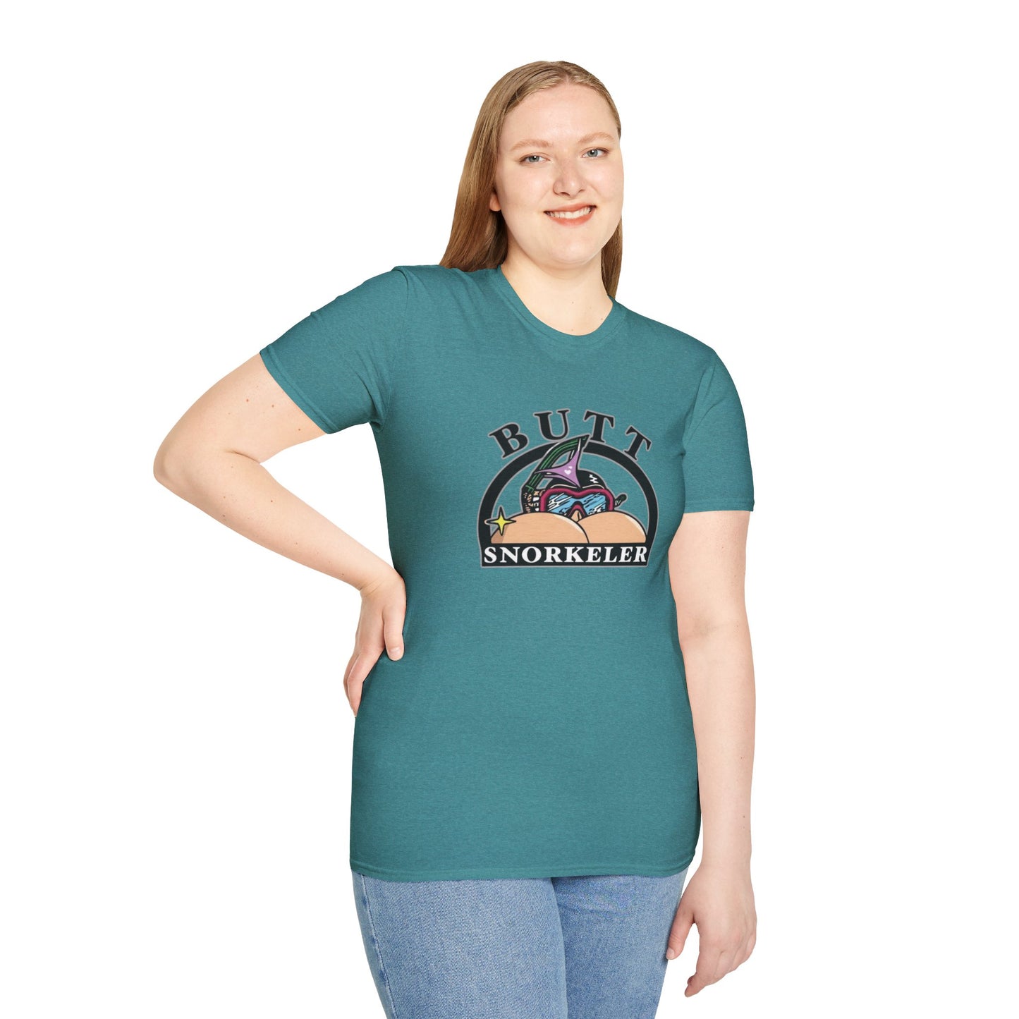 Butt Snorkeler Unisex Softstyle Tee