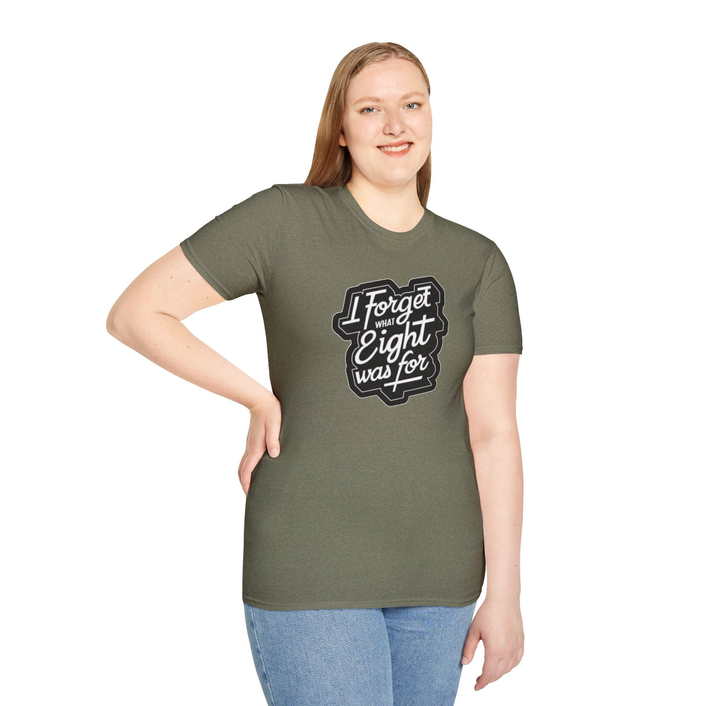 Eight? Unisex Softstyle Tee