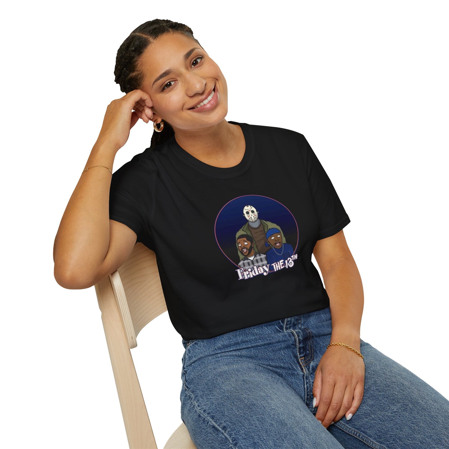 Friday - The 13th Jason Vorhees Mashup Unisex Softstyle Tee