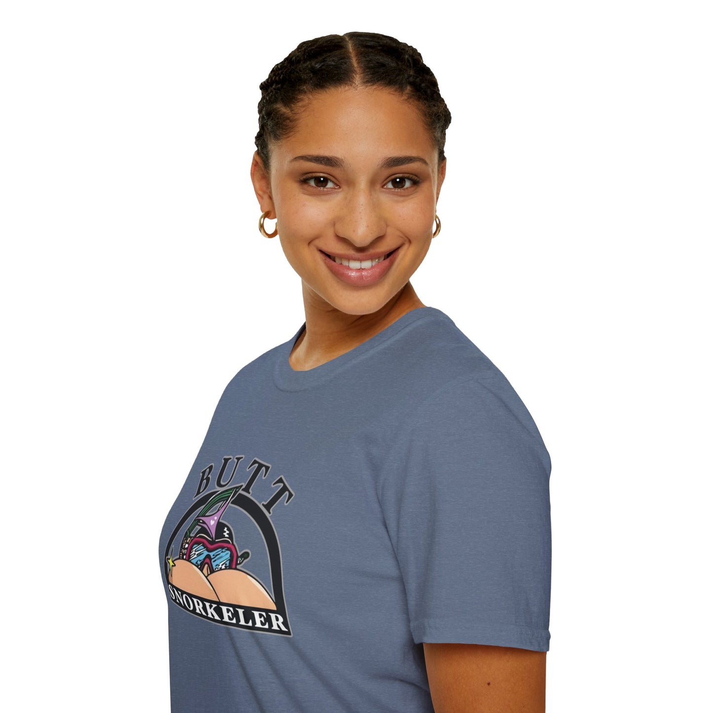 Butt Snorkeler Unisex Softstyle Tee