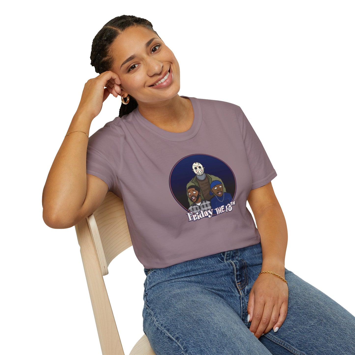 Friday - The 13th Jason Vorhees Mashup Unisex Softstyle Tee