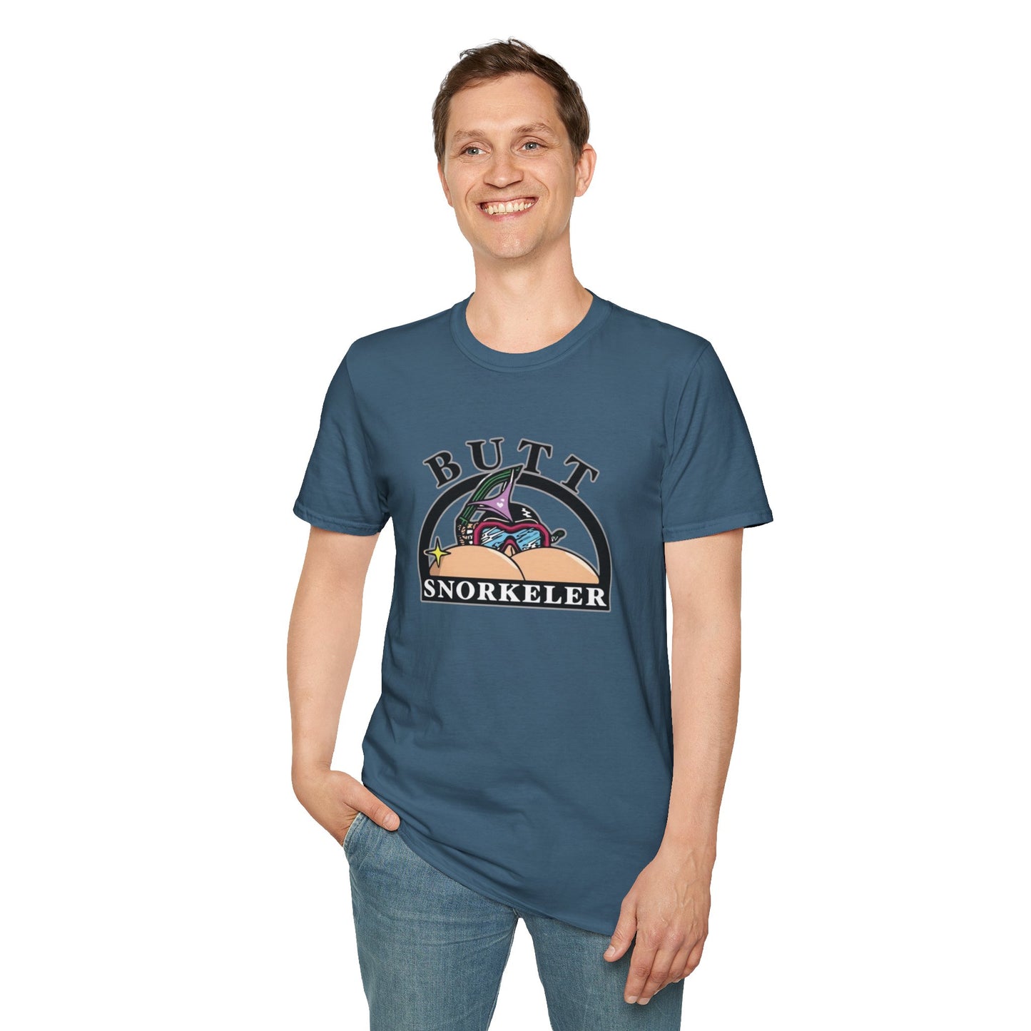 Butt Snorkeler Unisex Softstyle Tee