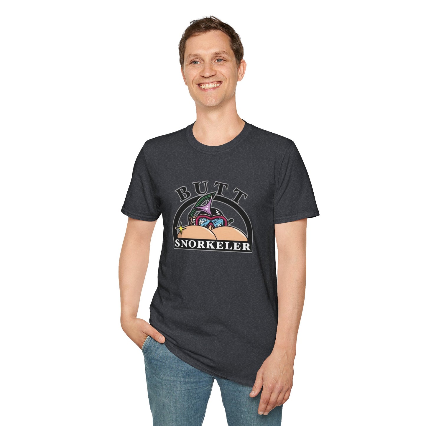 Butt Snorkeler Unisex Softstyle Tee