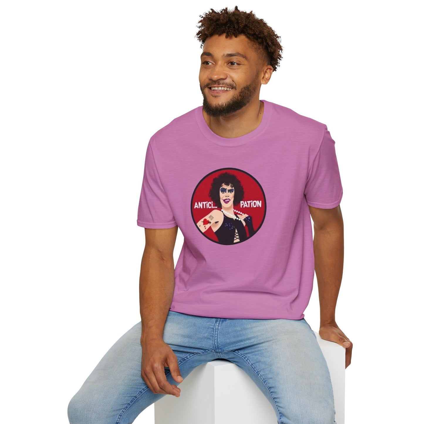 Dr Frank N Furter Anticipation Unisex Softstyle Tee