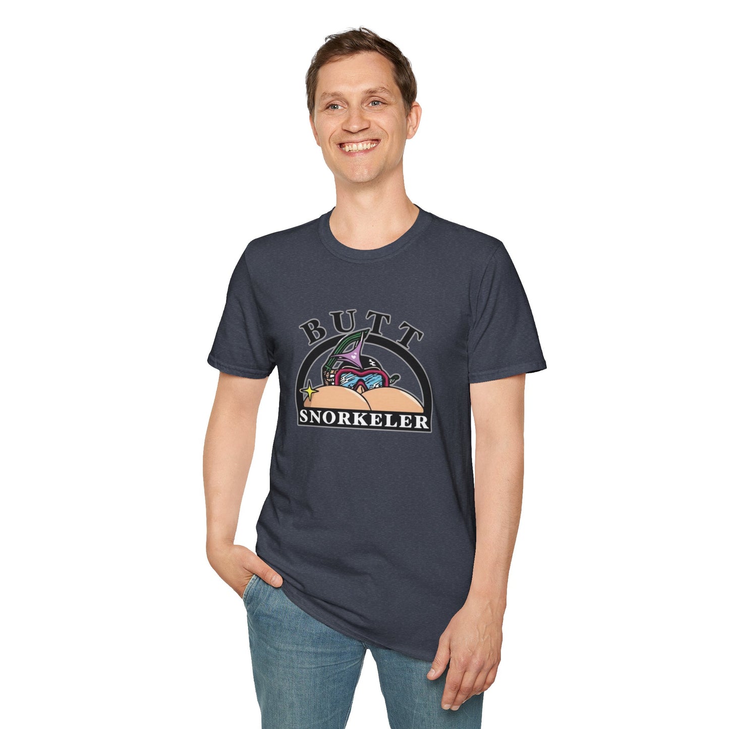 Butt Snorkeler Unisex Softstyle Tee