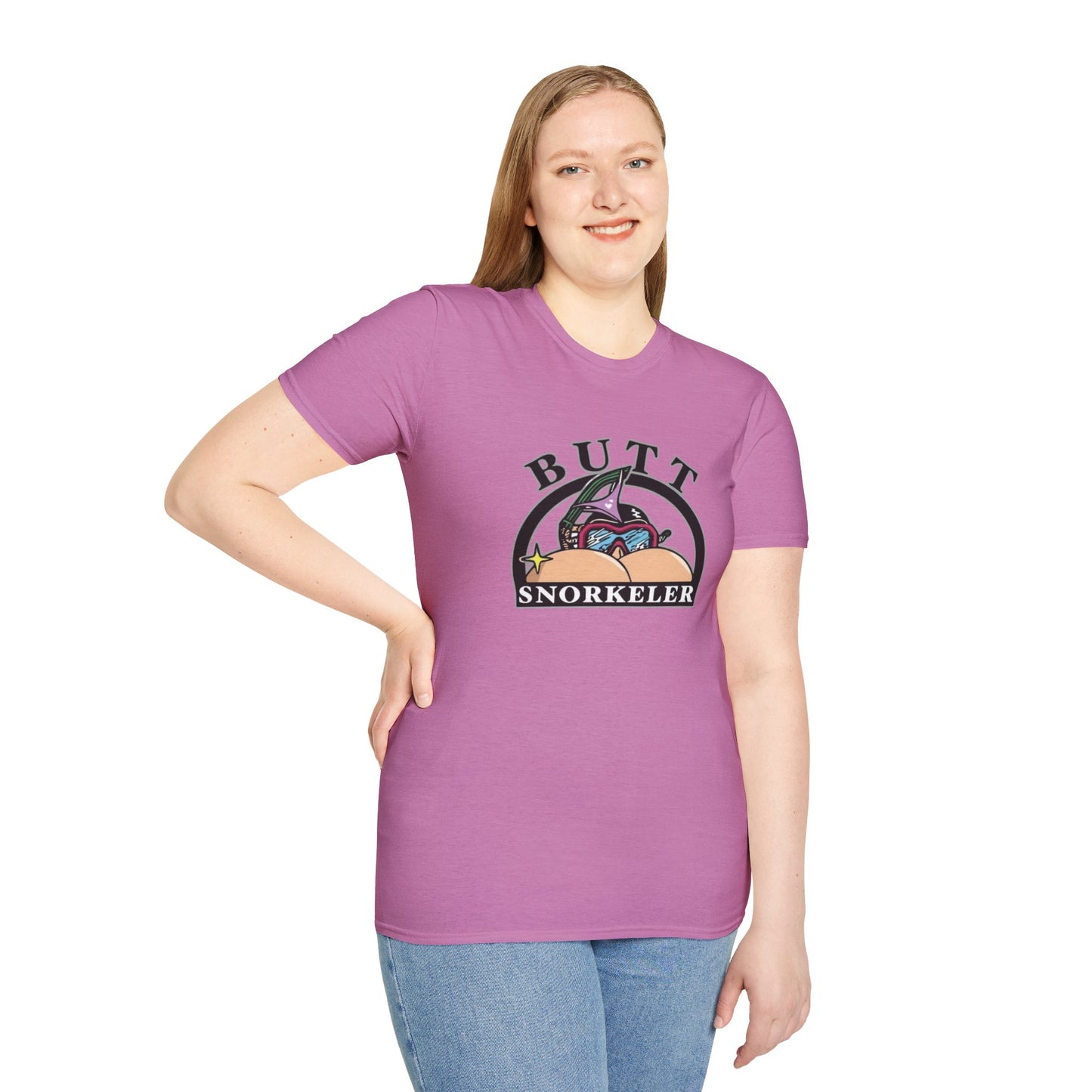 Butt Snorkeler Unisex Softstyle Tee