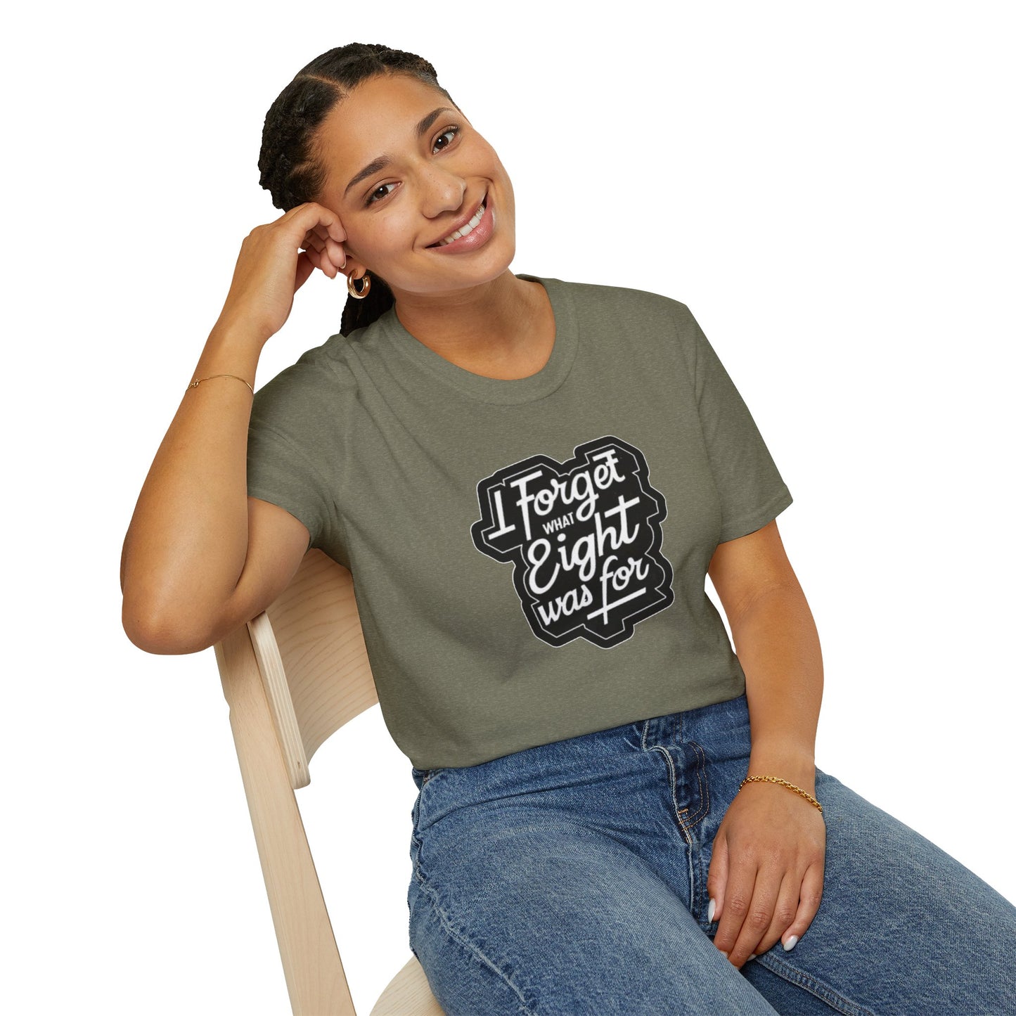 Eight? Unisex Softstyle Tee