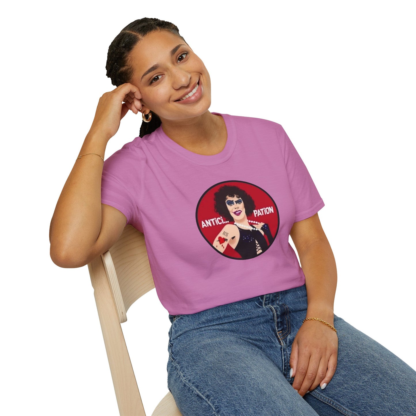 Dr Frank N Furter Anticipation Unisex Softstyle Tee