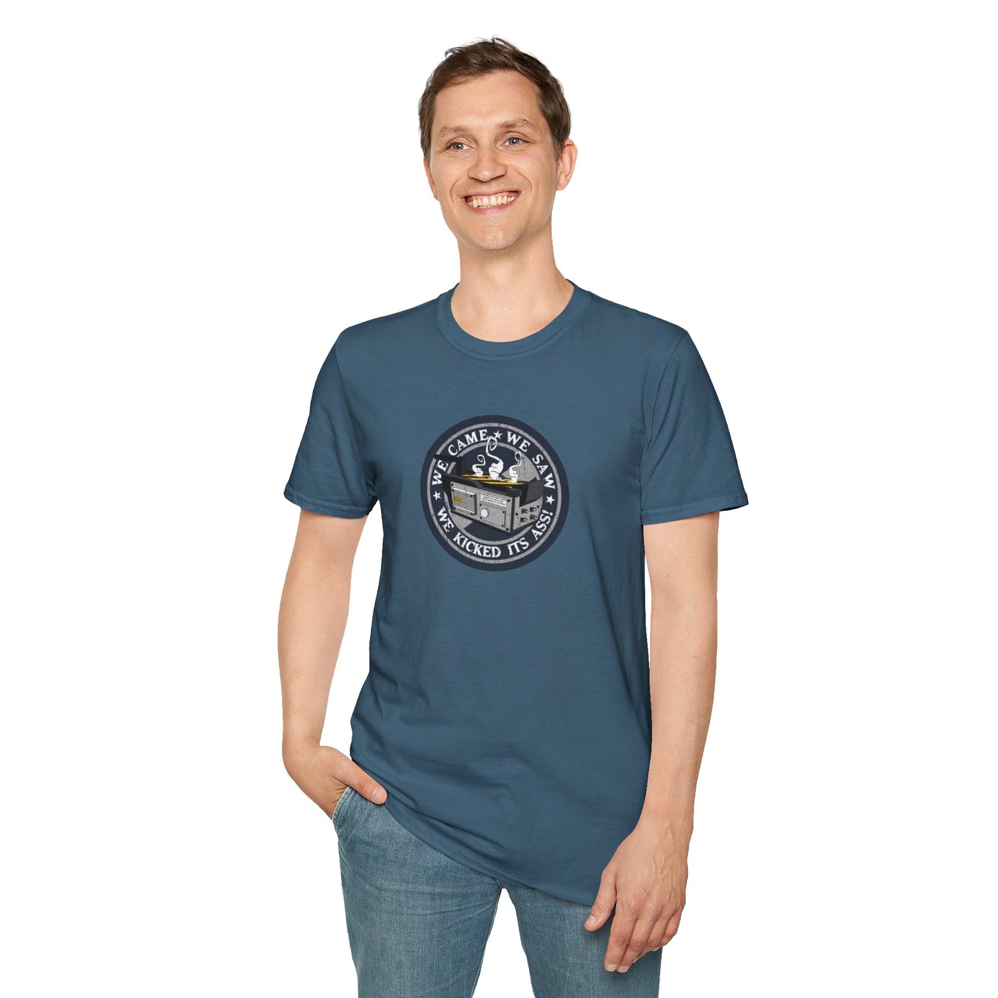 We Kicked It's Ass- Ghost Trap Unisex Softstyle Tee