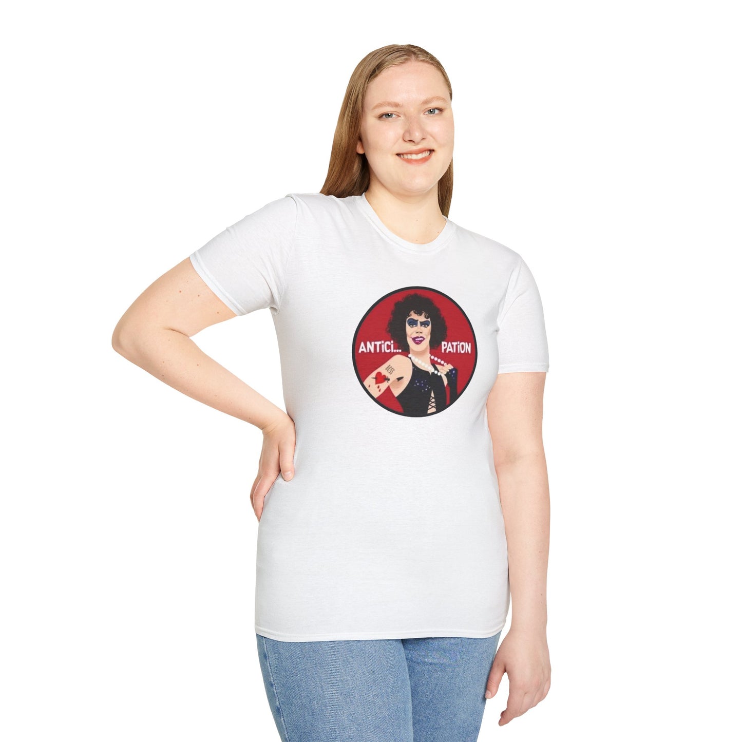 Dr Frank N Furter Anticipation Unisex Softstyle Tee