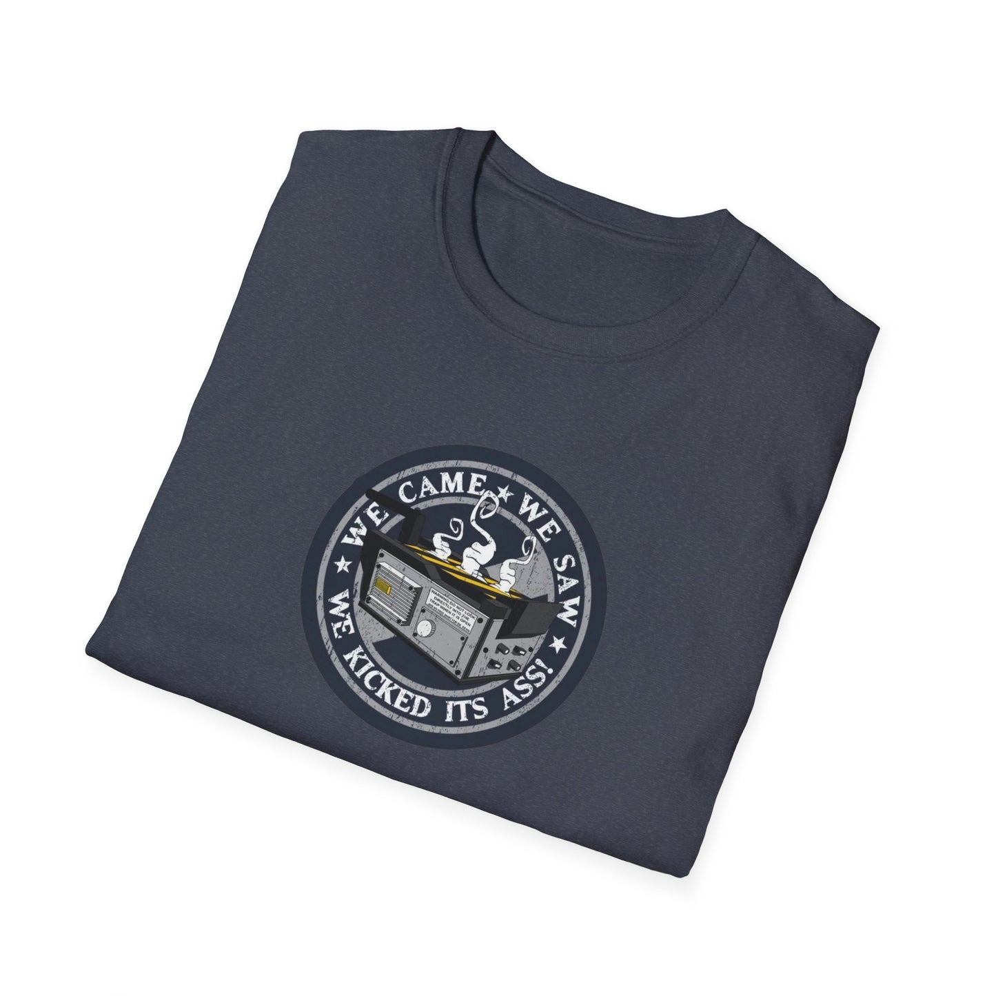 We Kicked It's Ass- Ghost Trap Unisex Softstyle Tee