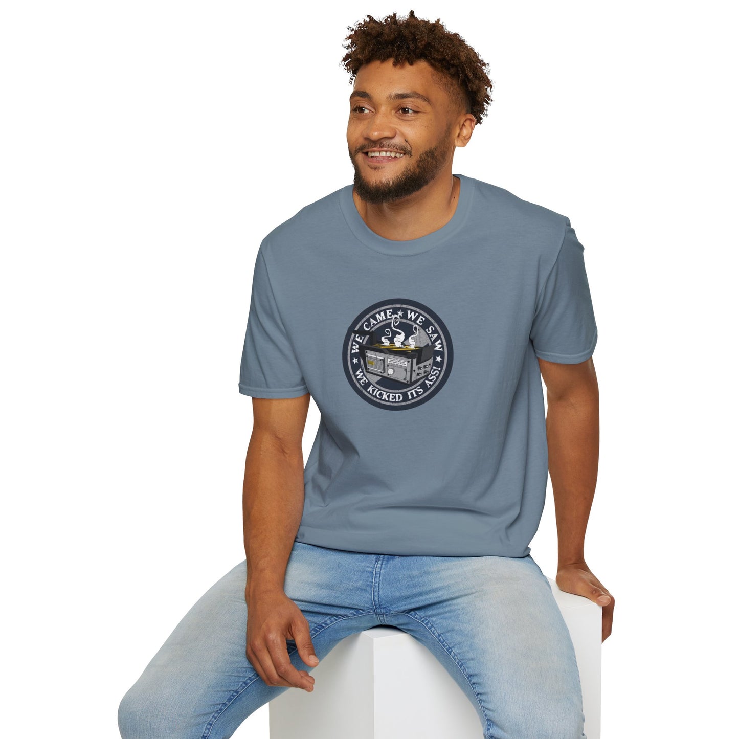 We Kicked It's Ass- Ghost Trap Unisex Softstyle Tee