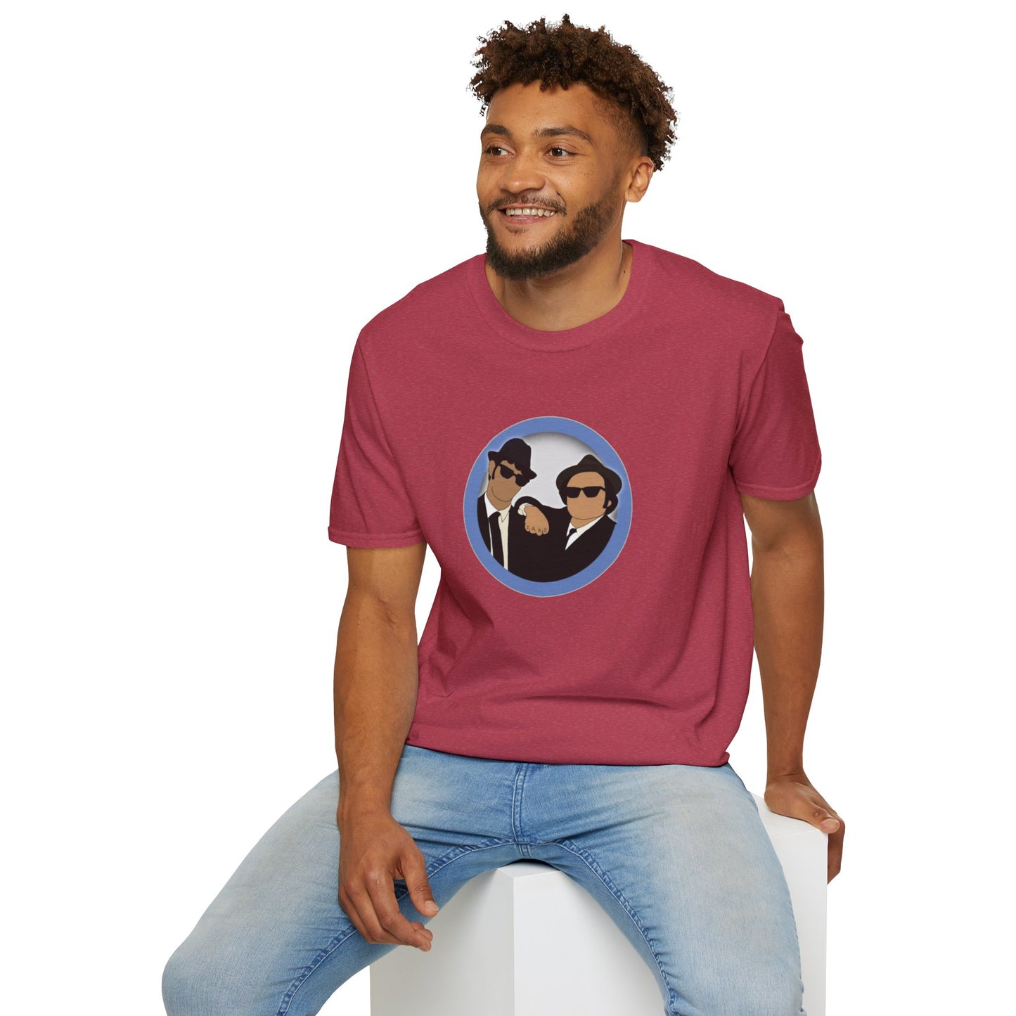 We're On A Mission From God Unisex Softstyle Tee