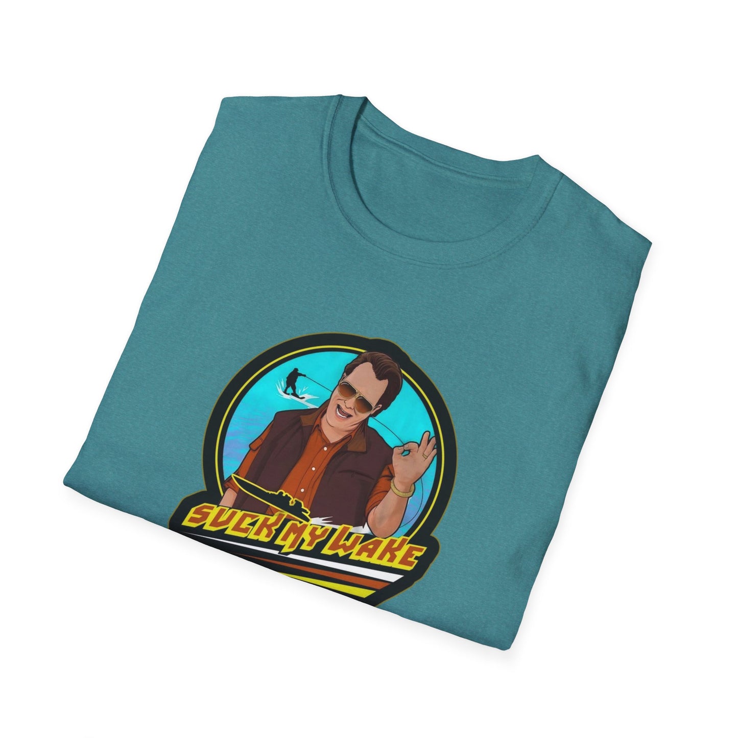 Suck My Wake Unisex Softstyle Tee