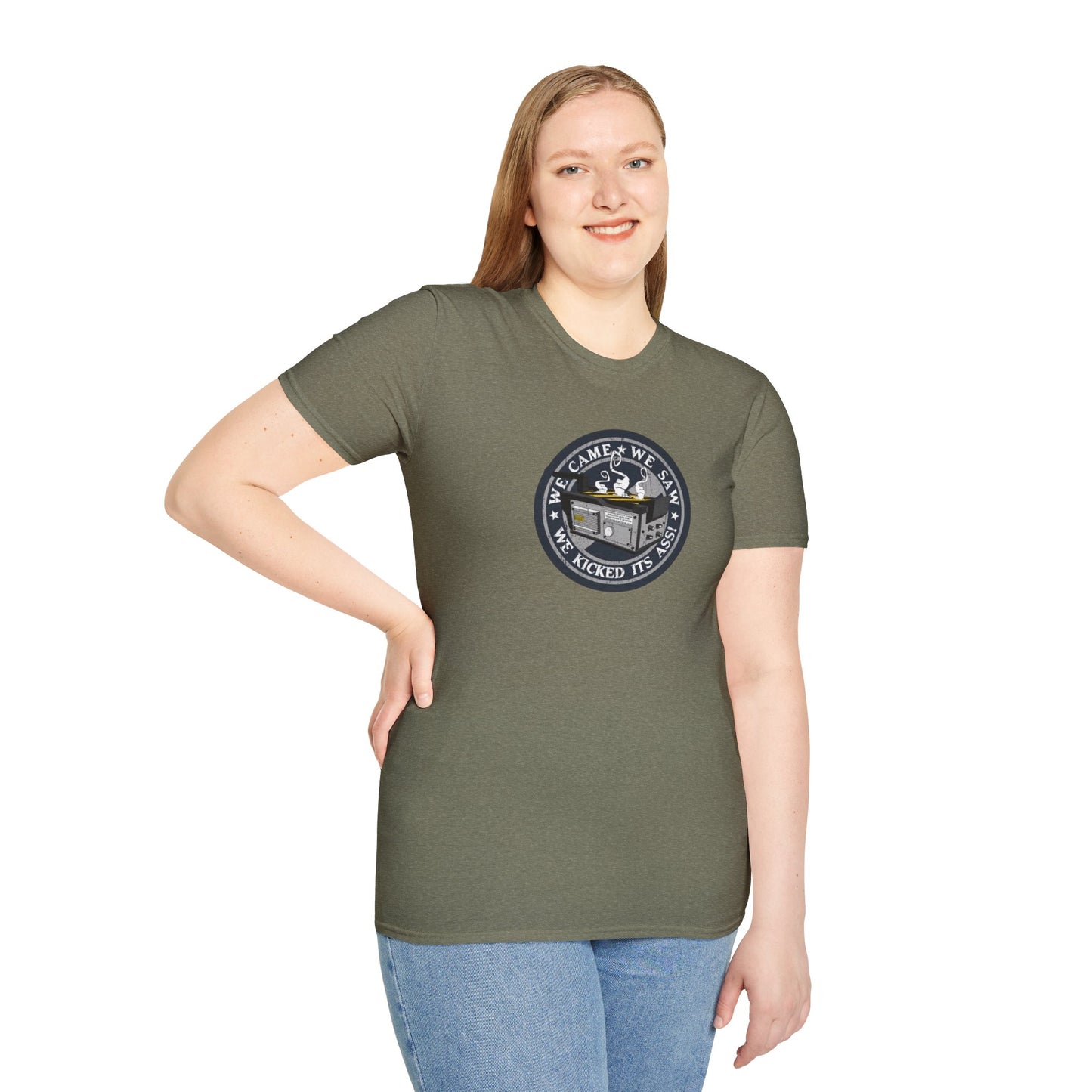 We Kicked It's Ass- Ghost Trap Unisex Softstyle Tee