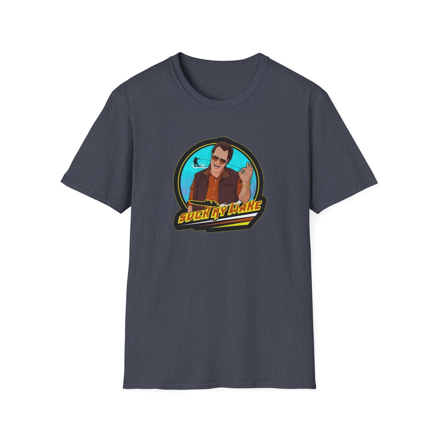 Suck My Wake Unisex Softstyle Tee
