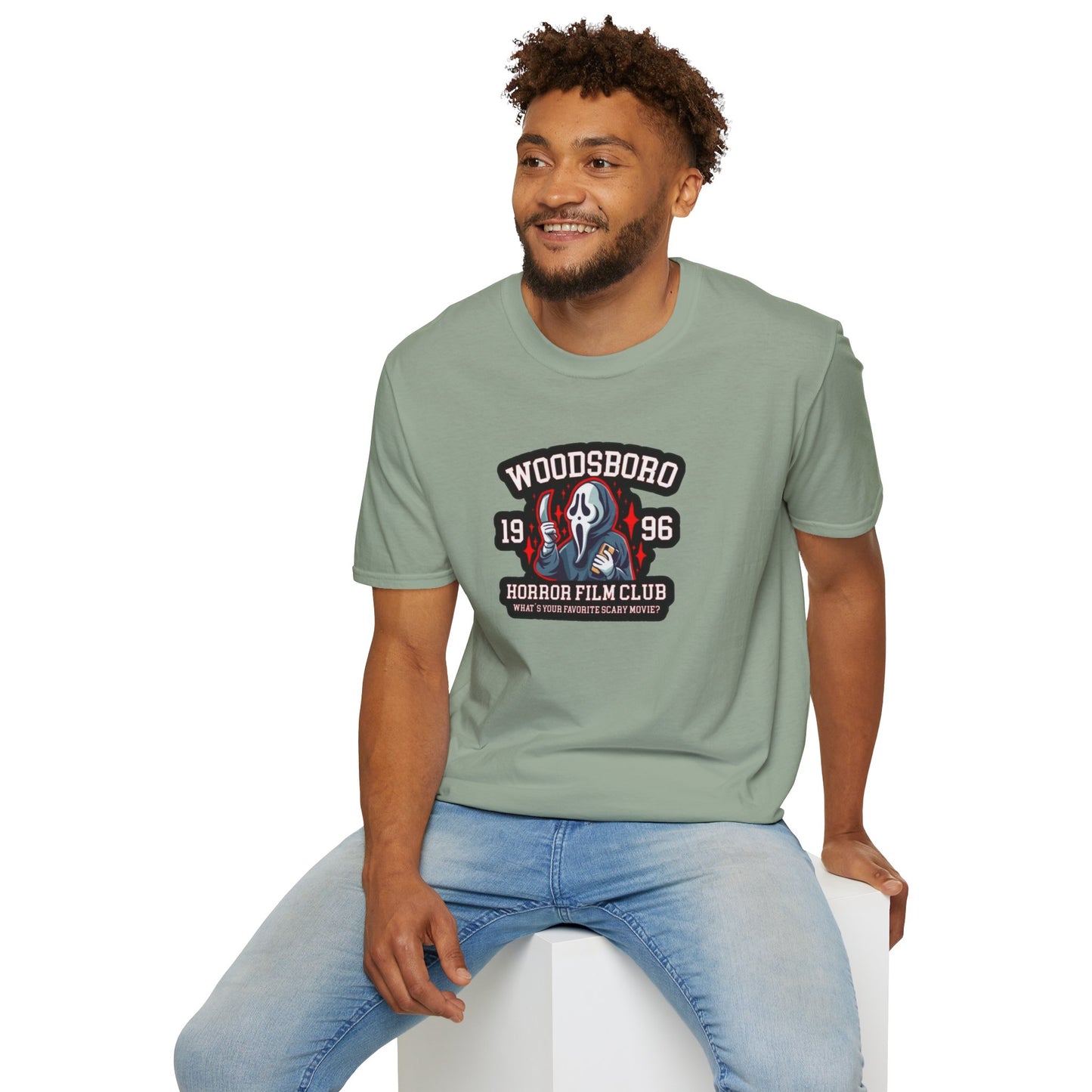 Woodsboro Horror Movie Club Unisex Softstyle Tee