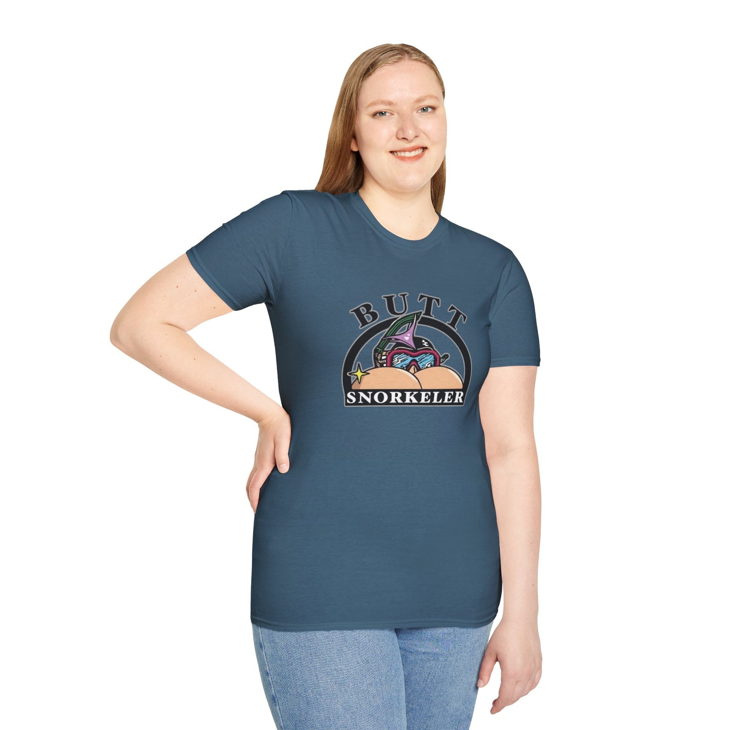 Butt Snorkeler Unisex Softstyle Tee
