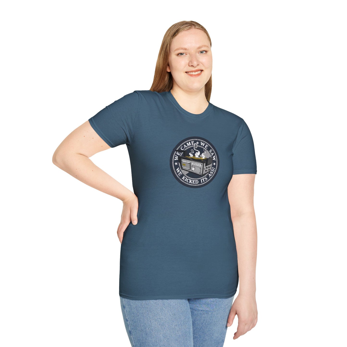 We Kicked It's Ass- Ghost Trap Unisex Softstyle Tee