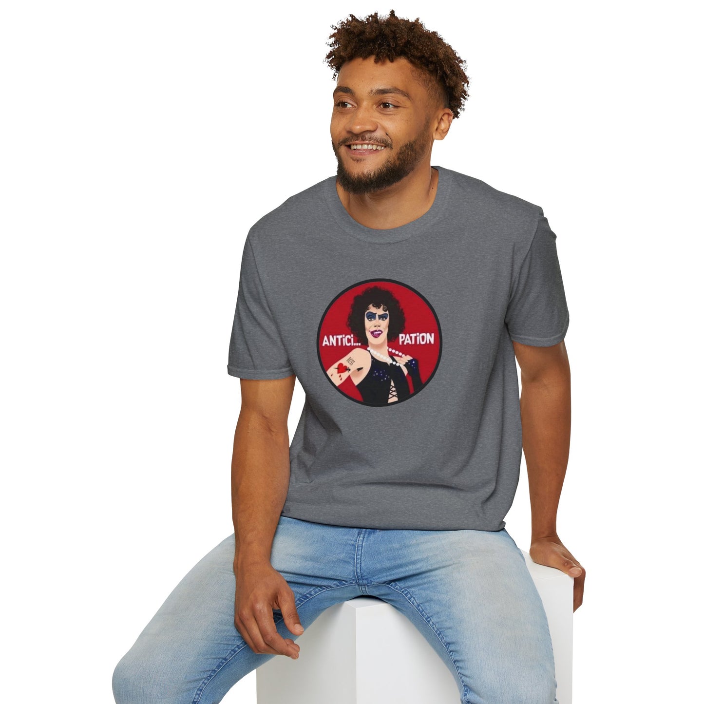 Dr Frank N Furter Anticipation Unisex Softstyle Tee