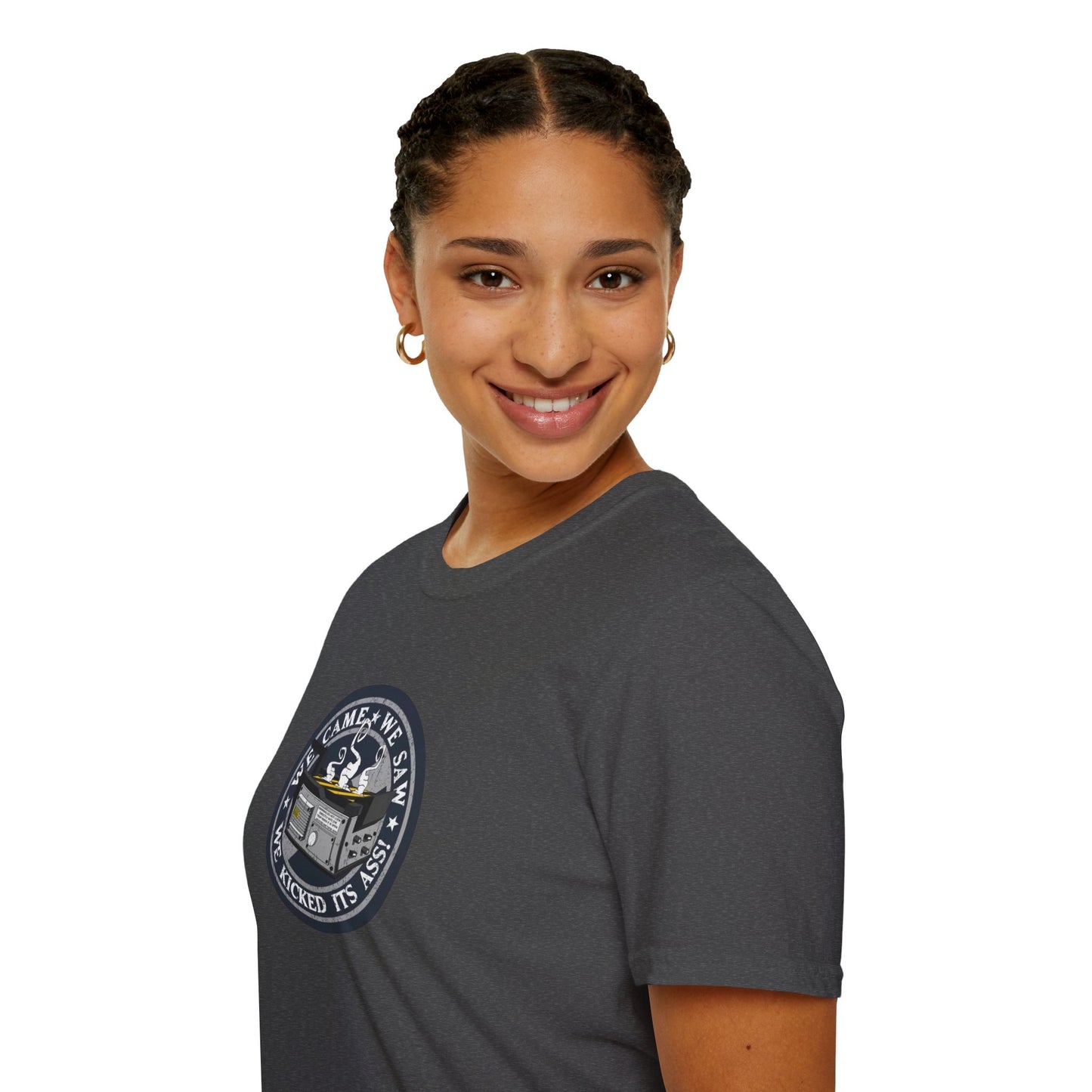 We Kicked It's Ass- Ghost Trap Unisex Softstyle Tee