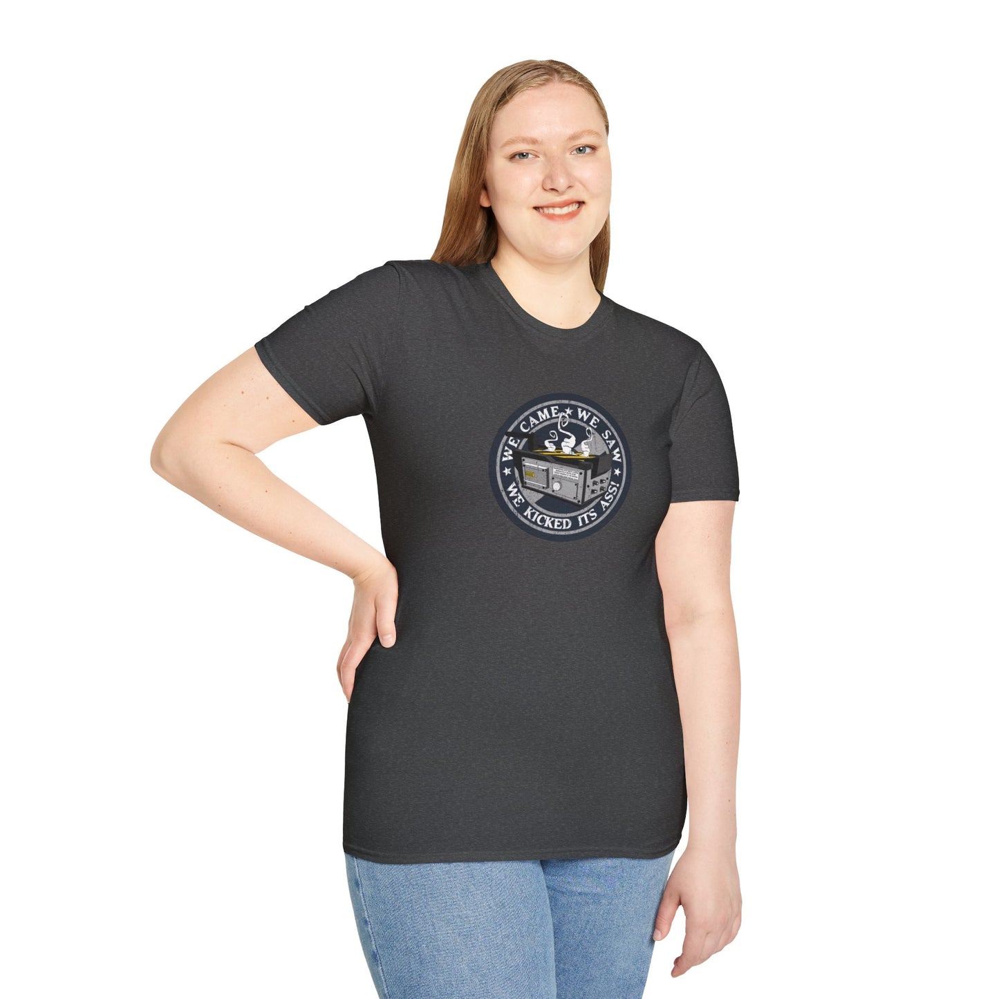 We Kicked It's Ass- Ghost Trap Unisex Softstyle Tee
