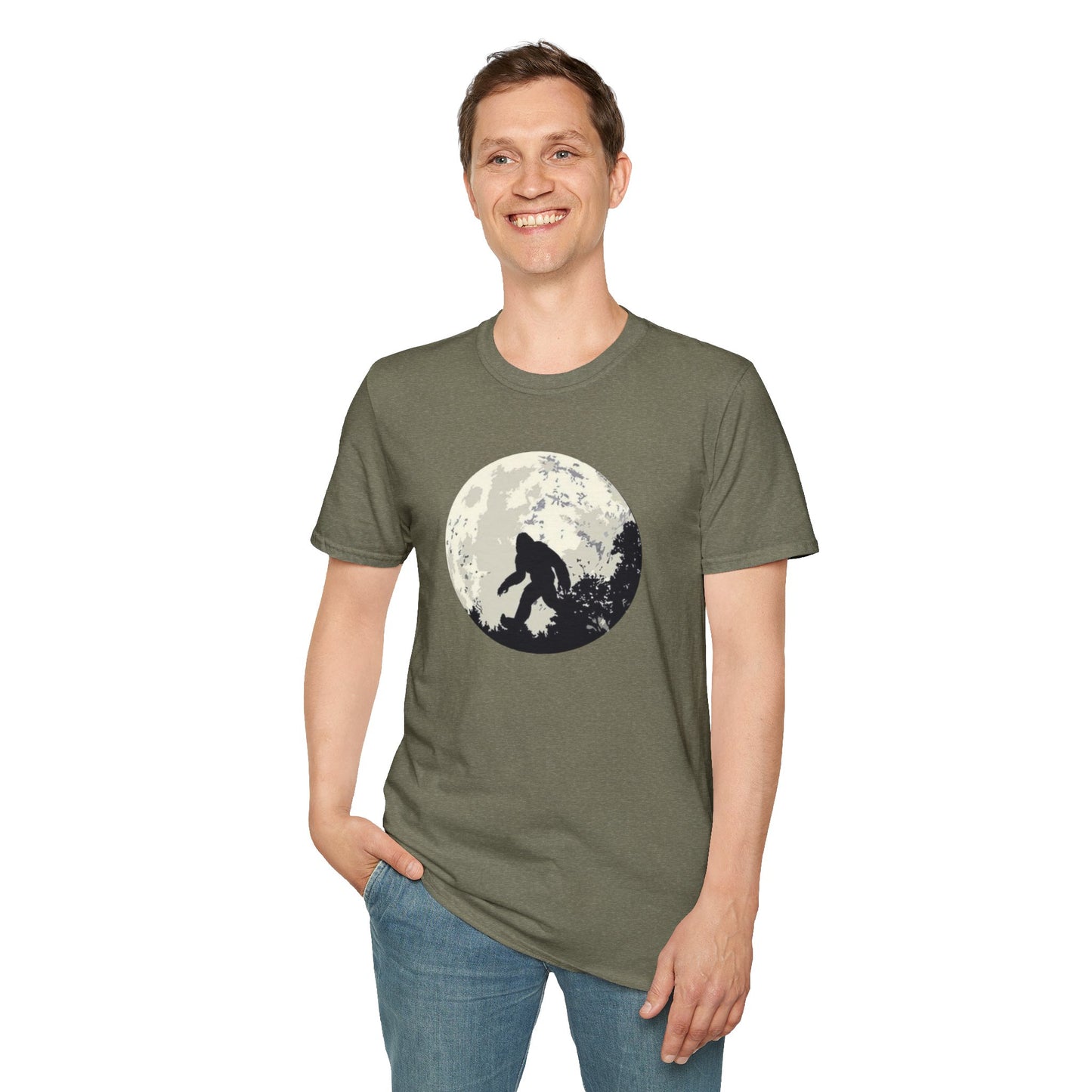 Full Moon Bigfoot Unisex Softstyle Tee