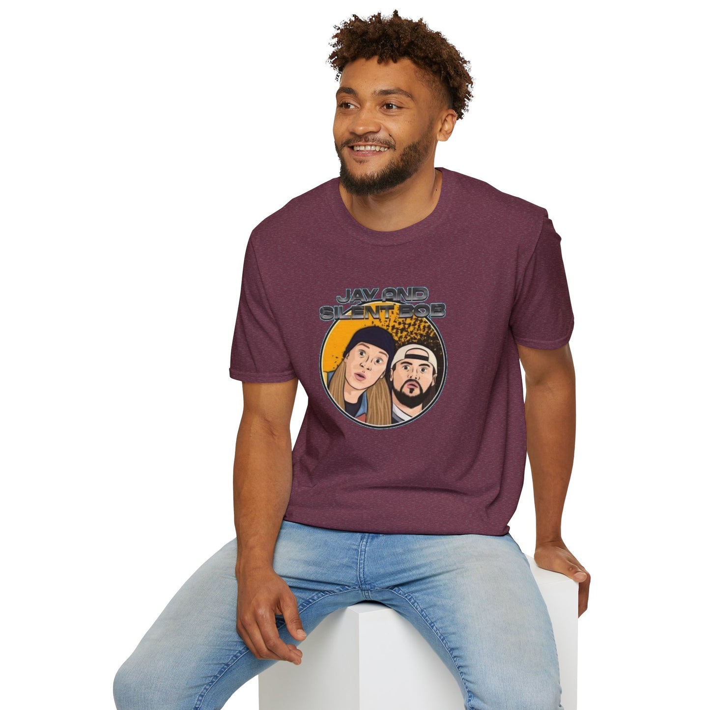 Jay And Silent Bob Unisex Softstyle Tee