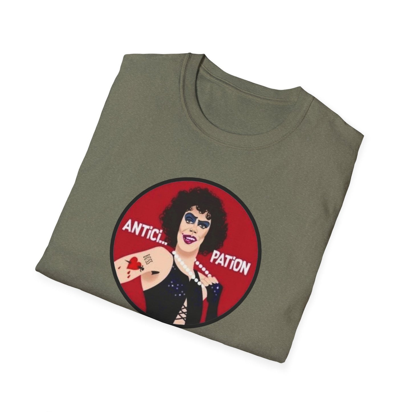 Dr Frank N Furter Anticipation Unisex Softstyle Tee