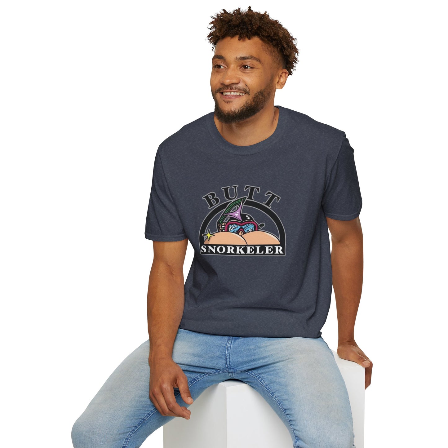 Butt Snorkeler Unisex Softstyle Tee