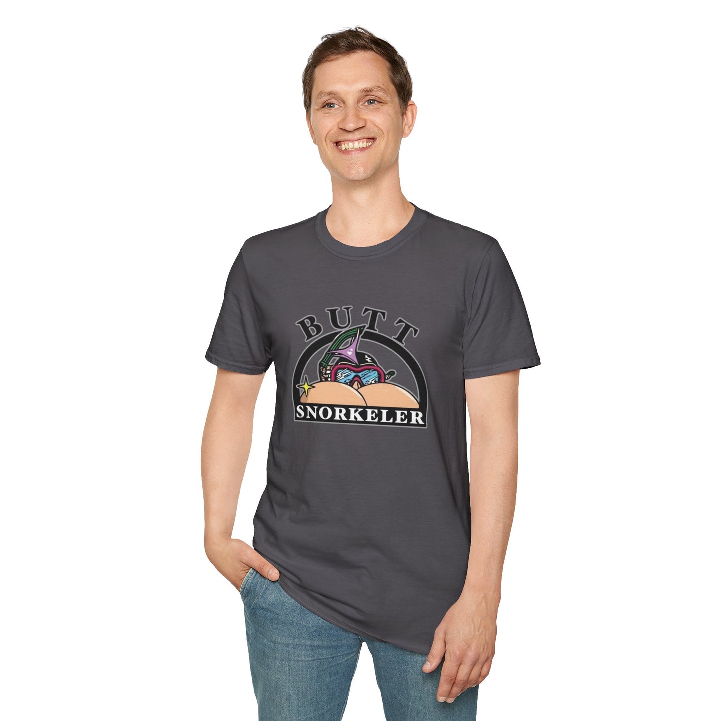 Butt Snorkeler Unisex Softstyle Tee