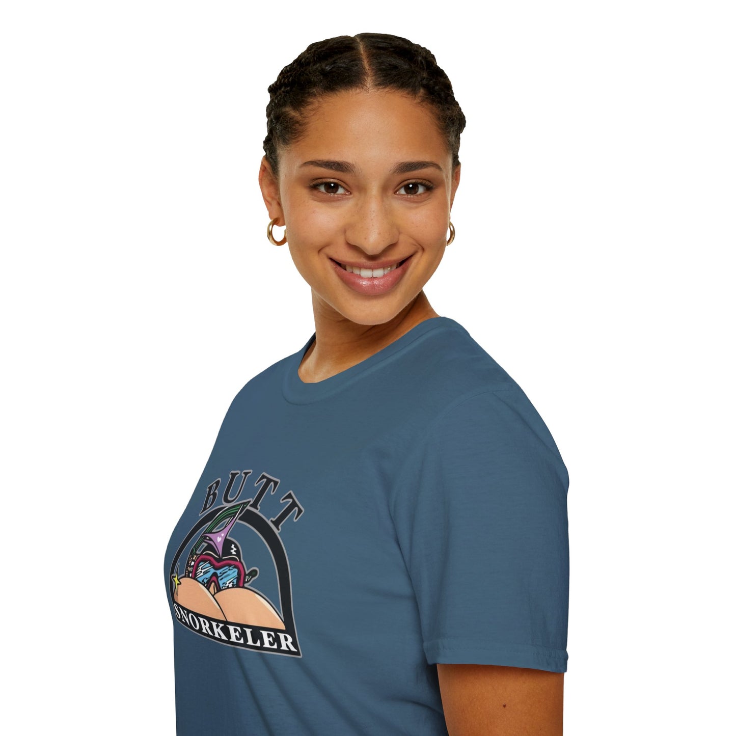 Butt Snorkeler Unisex Softstyle Tee