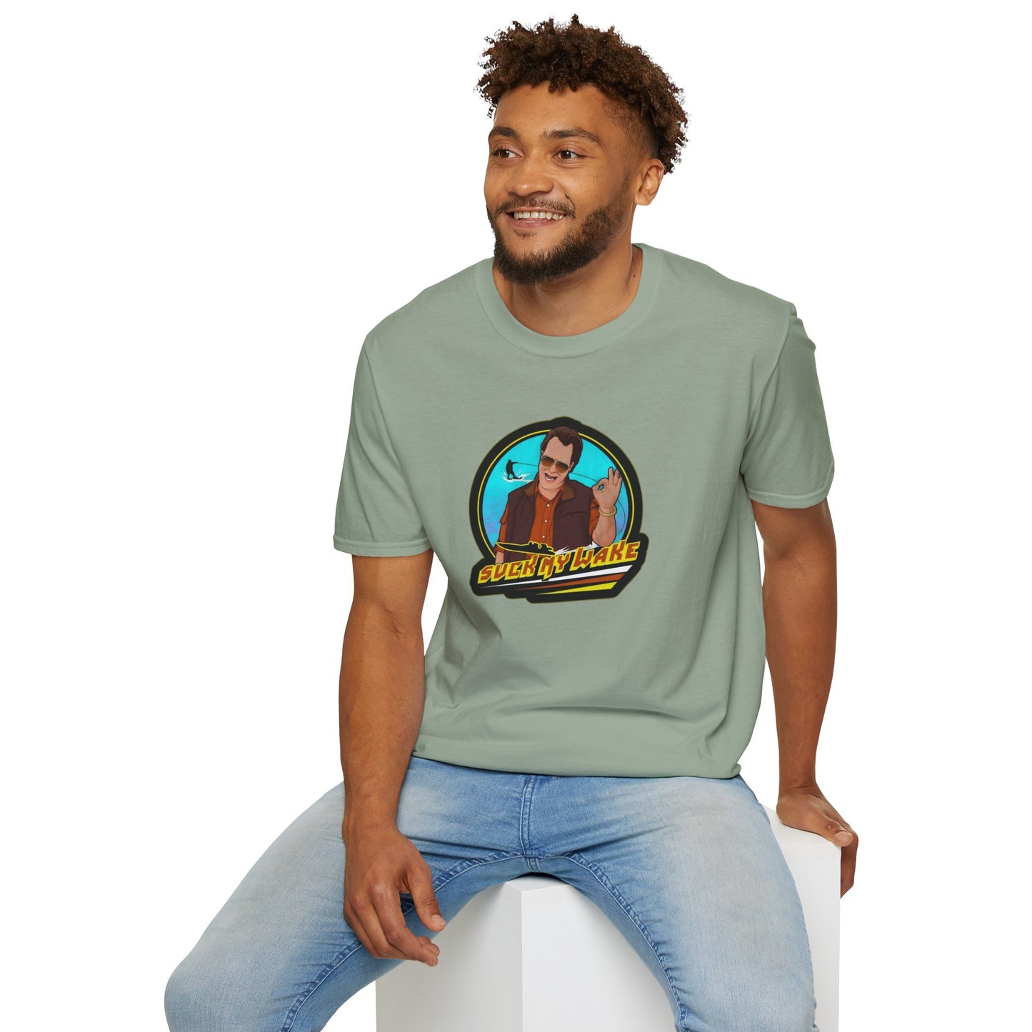 Suck My Wake Unisex Softstyle Tee