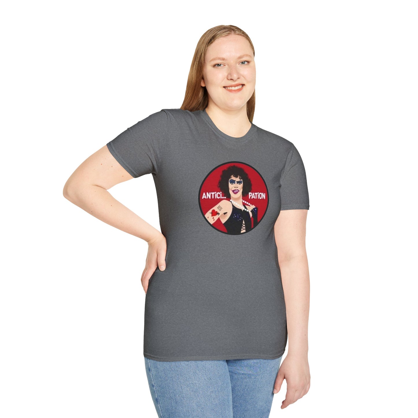 Dr Frank N Furter Anticipation Unisex Softstyle Tee