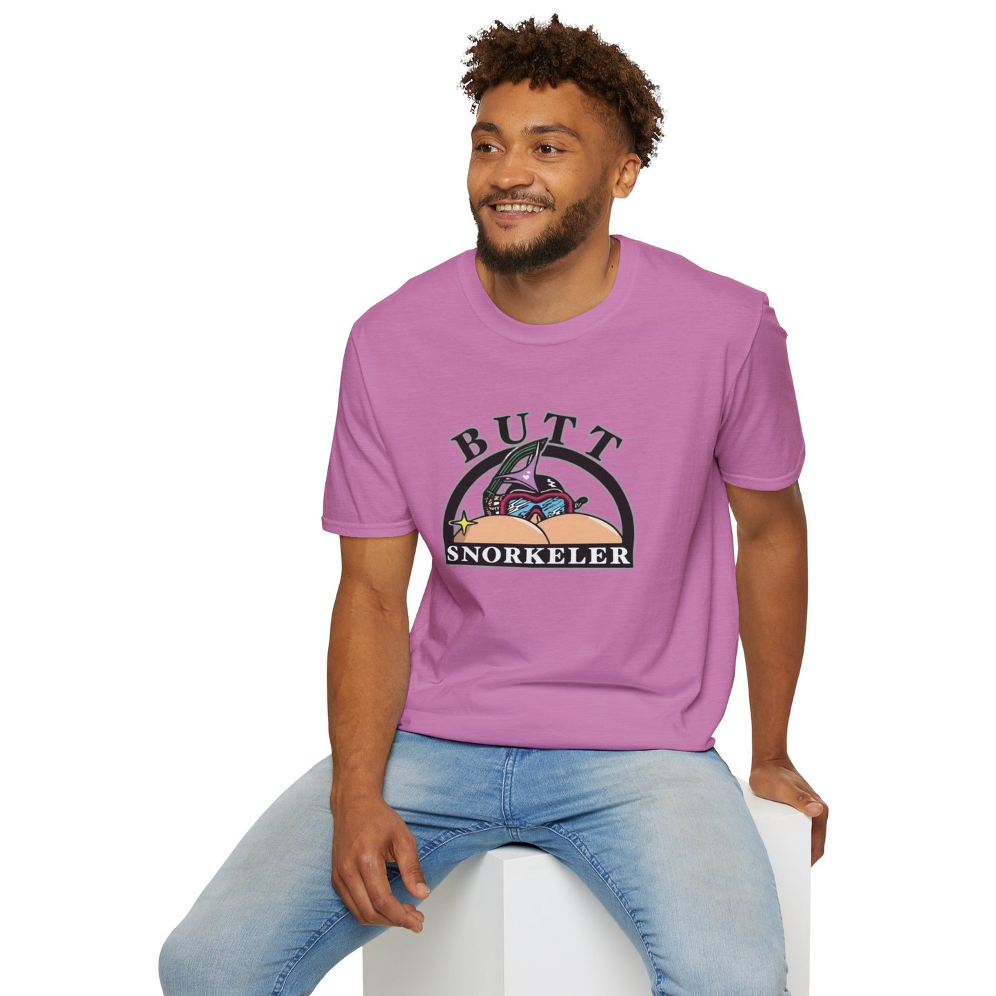 Butt Snorkeler Unisex Softstyle Tee